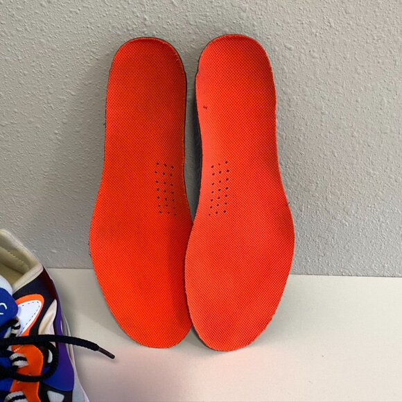 NIKE Air Max 270 React Sneakers In Fossil Hyper Blue Black  Size 7 - Picture 4 of 13